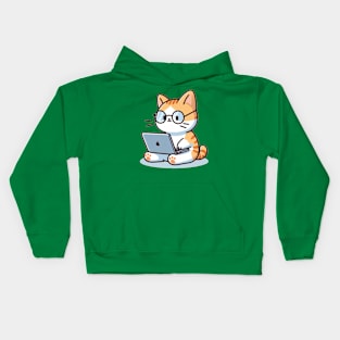 Working cat Kids Hoodie